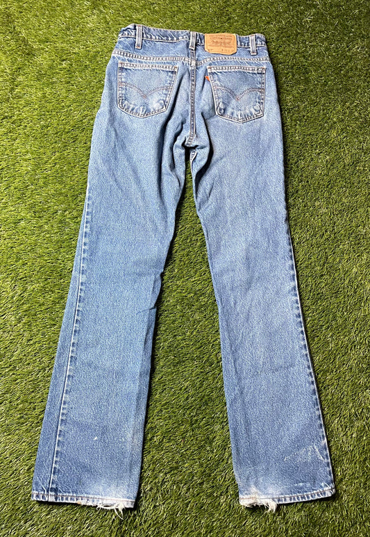 Vintage Levi 517 Orange Tab Jeans