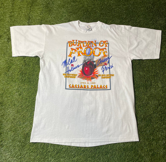 Vintage 1995 Burden of Proof Boxing T Shirt