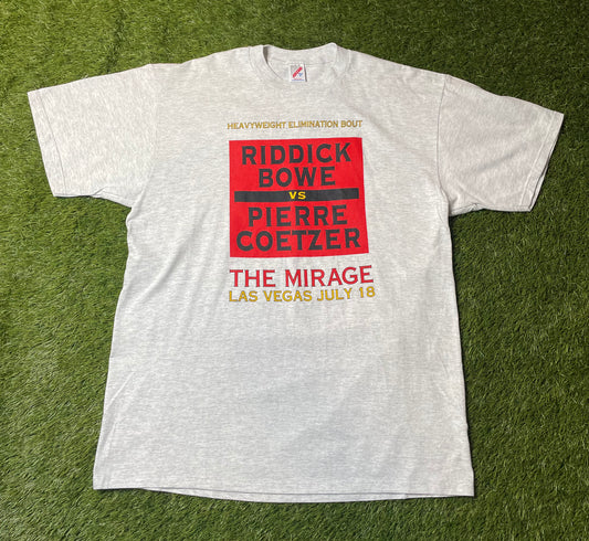 Vintage 90's Bowe vs Coetzer Heavyweight Boxing T Shirt