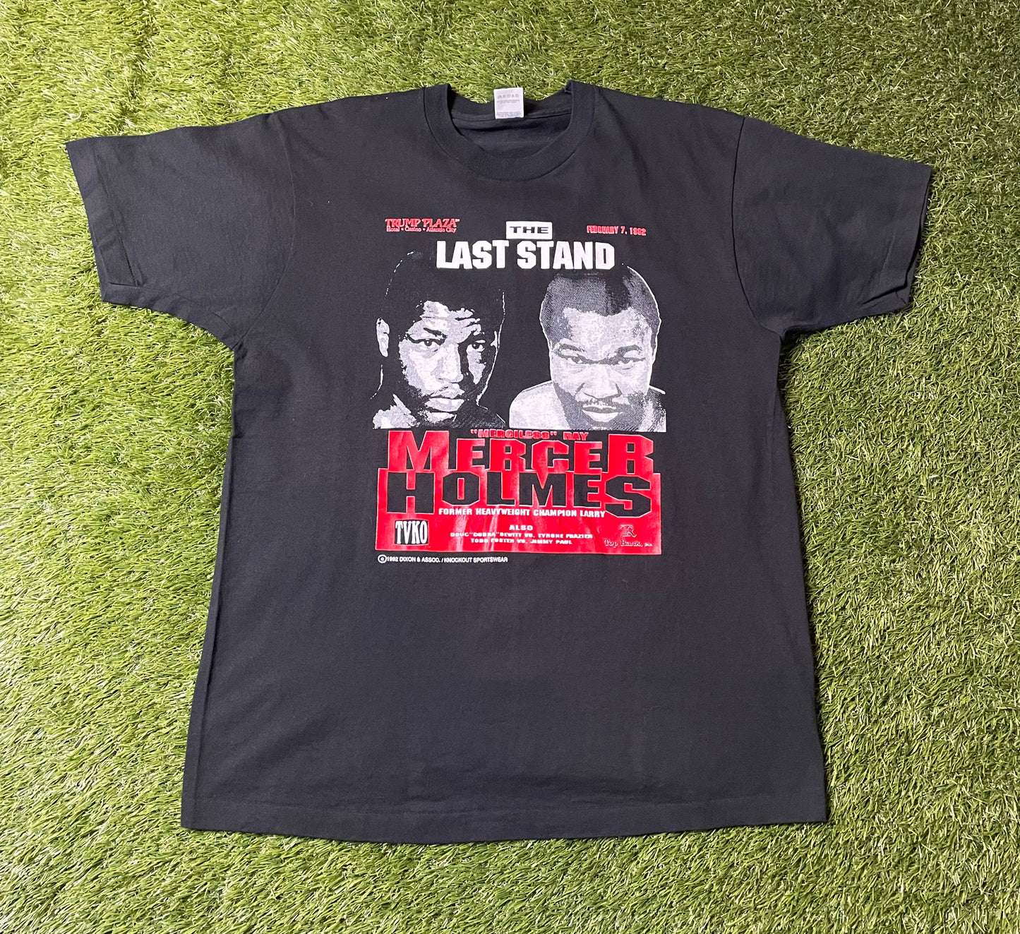 Vintage 1992 Mercer vs Holmes LAST STAND T Shirt