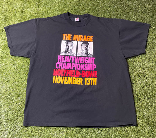 Vintage 90's Holyfield vs Bowe Heavyweight Champ T Shirt