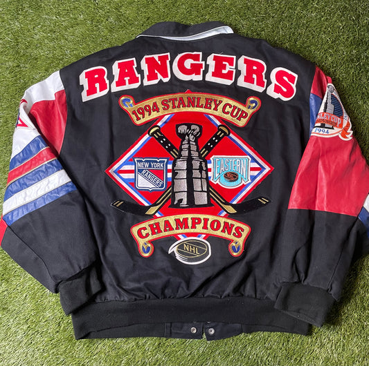 Vintage 1994 New York Rangers Jeff Hamilton Jacket