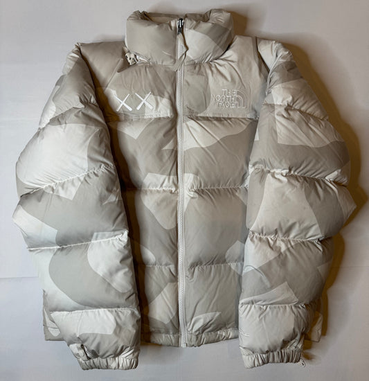 KAWS x The North Face Retro 1996 Nuptse Jacket Moonlight Ivory