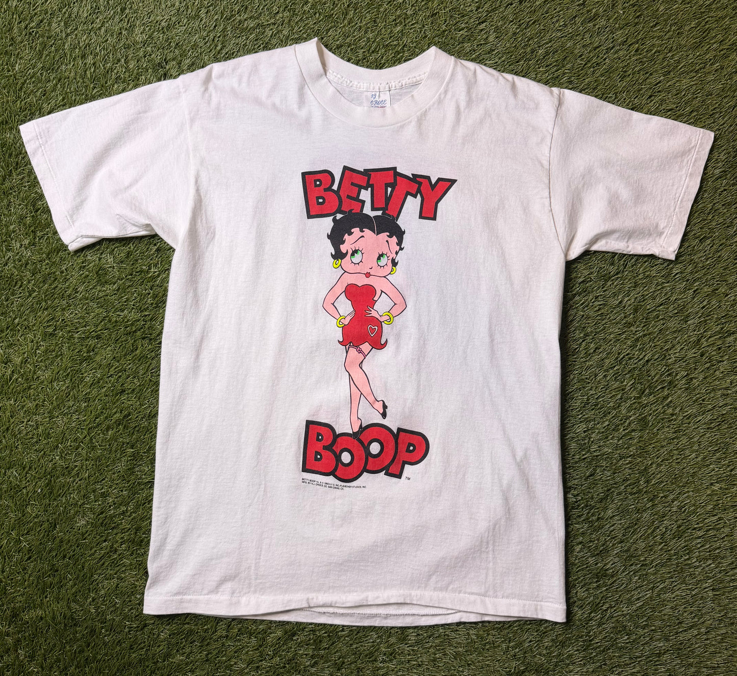 Vintage 90's Betty Boop Mirrored T Shirt