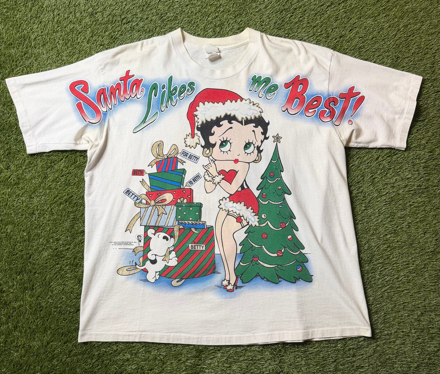 Vintage 1997 Betty Boop Christams T Shirt