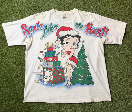 Vintage 1997 Betty Boop Christams T Shirt