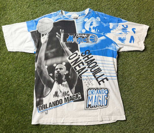 Vintage 1993 Shaq ROTY AOP T Shirt