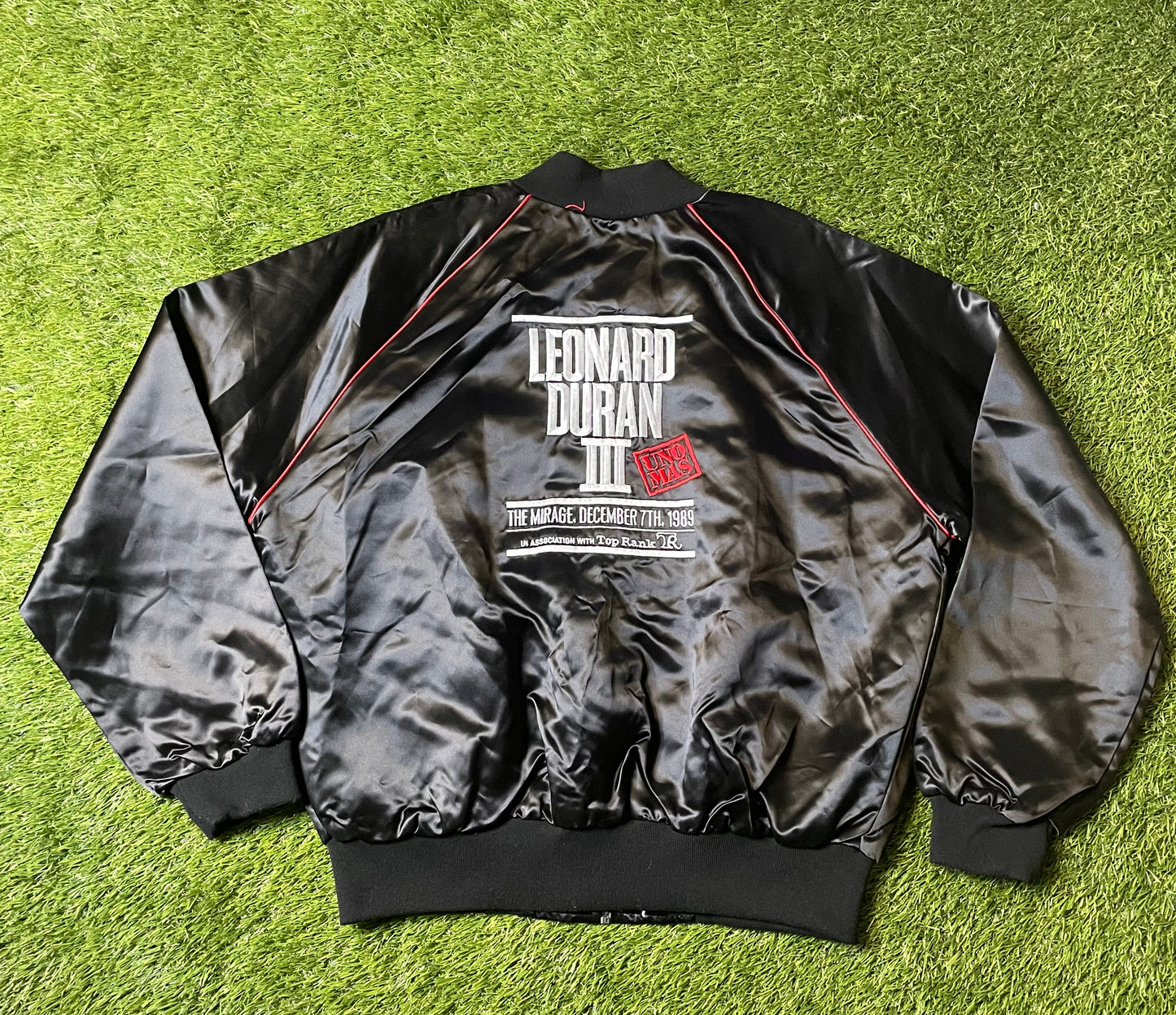 Vintage 1989 Top Rank Satin Boxing Jacket