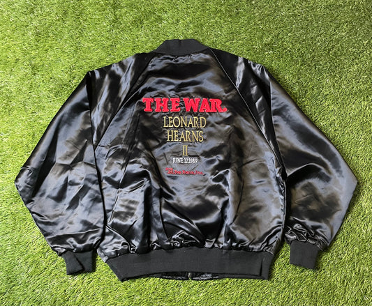 Vintage 1989 The War Satin Boxing Jacket