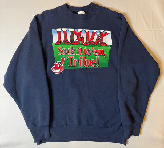 Vintage Cleveland Indians SOCK IT Crewneck