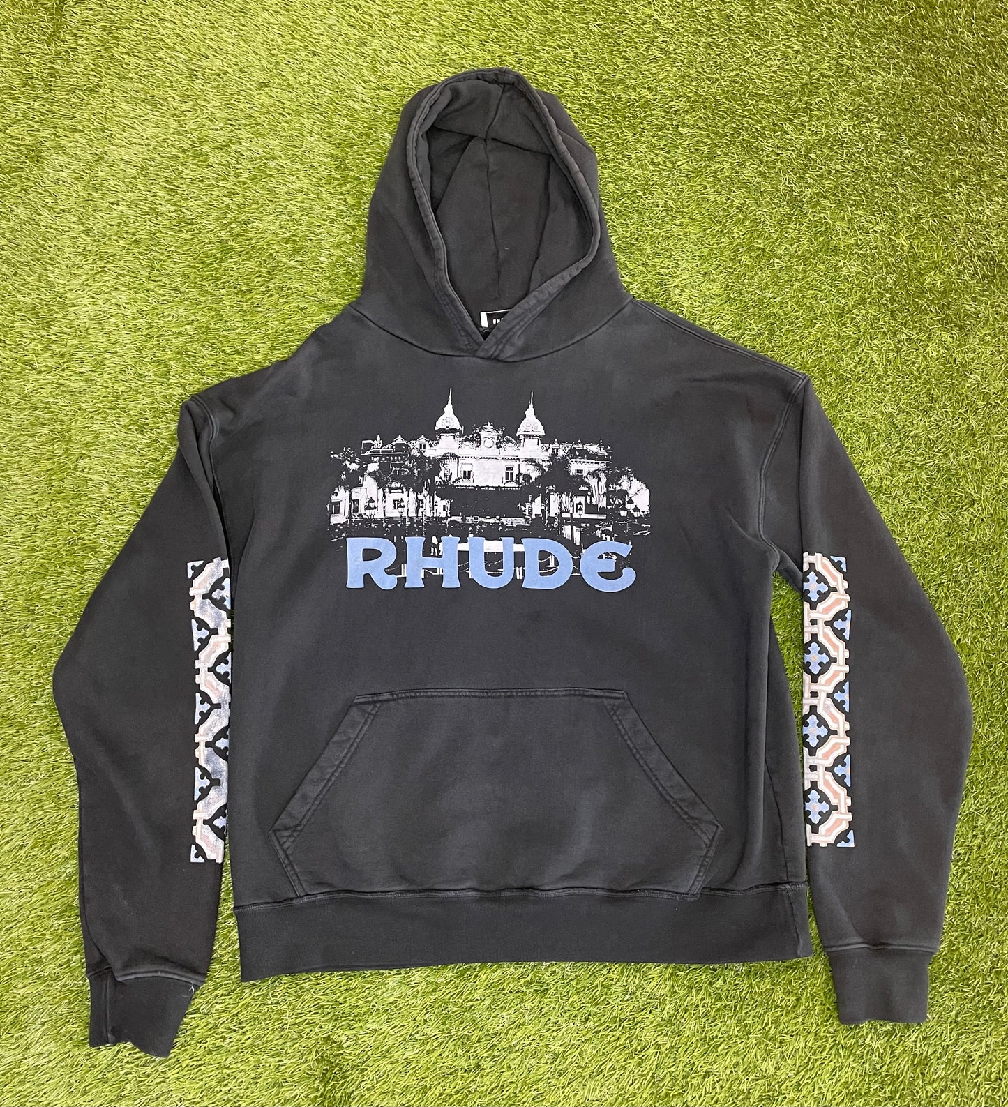 Rhude Casino Hoodie Black