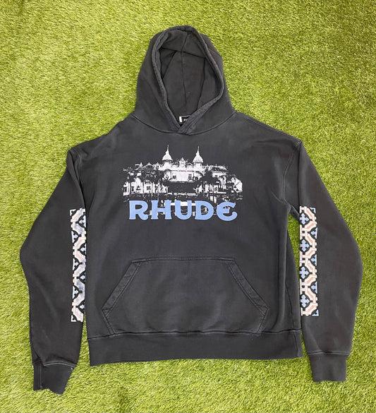 Rhude Casino Hoodie Black