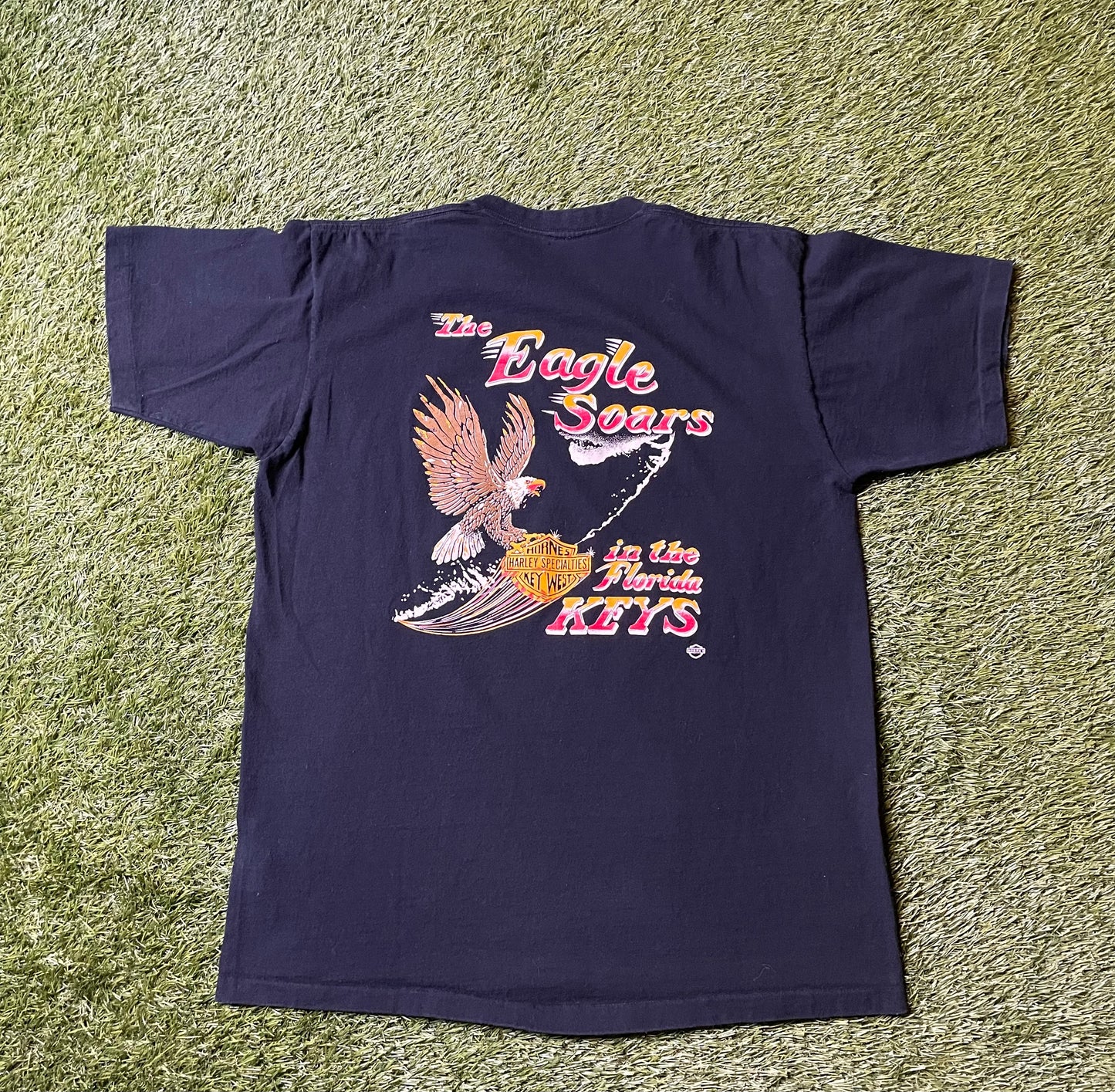 Vintage 80's Harley Davidson Eagle Soars T Shirt