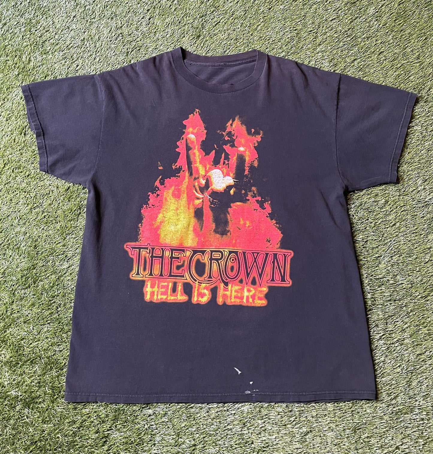 Vintage 1999 The Crown Hell is Here Band T Shirt