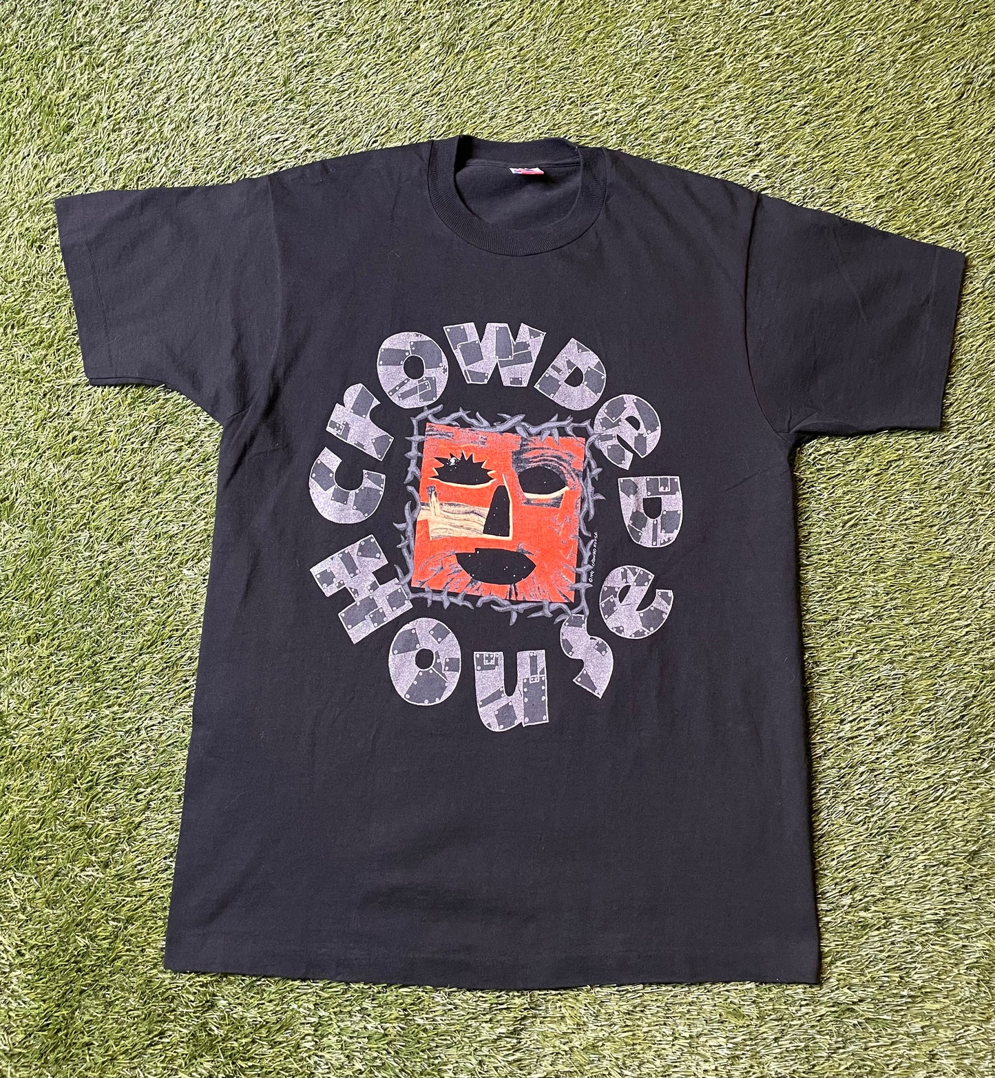 Vintage 90's Crowded House Woodface T Shirt