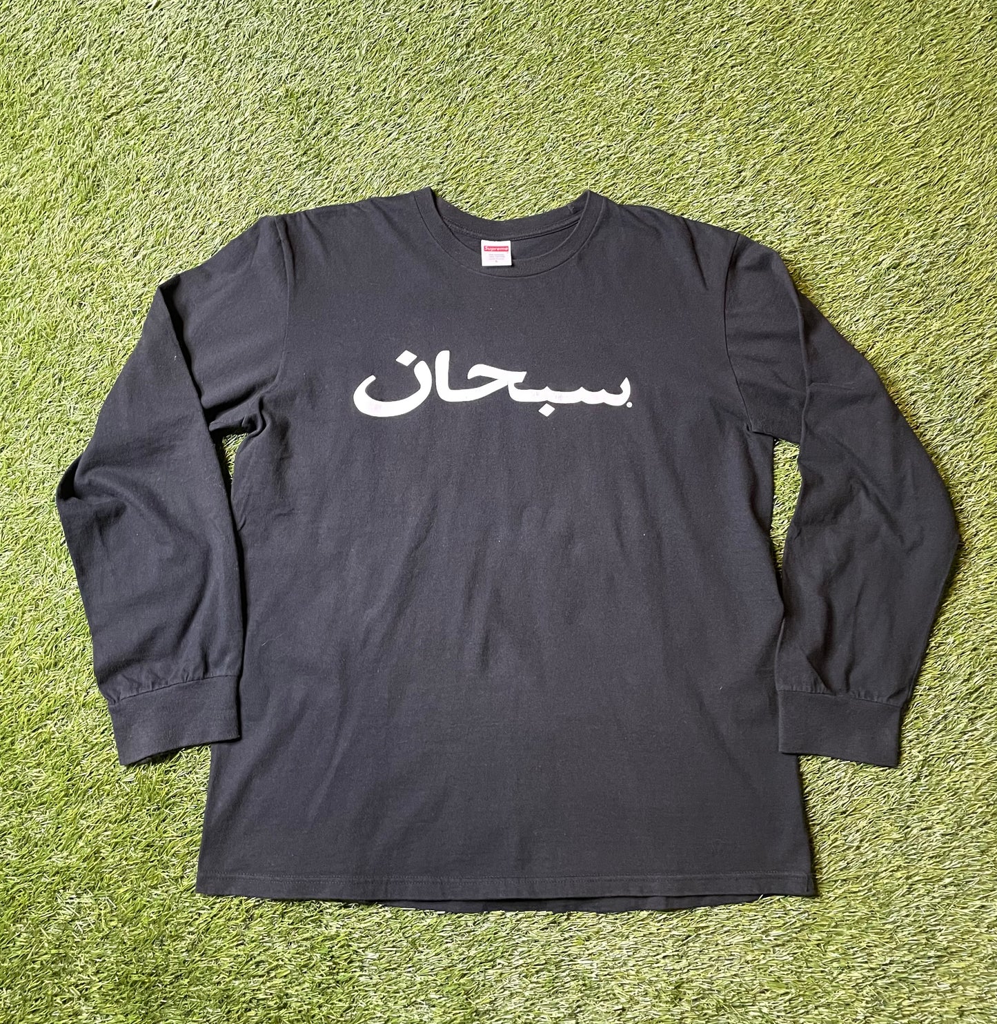 Supreme Arabic Logo L/S Tee Black