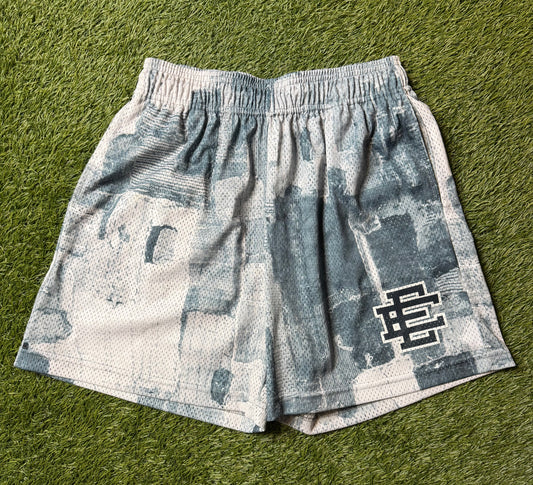 Eric Emanuel Mesh Shorts Blue/White