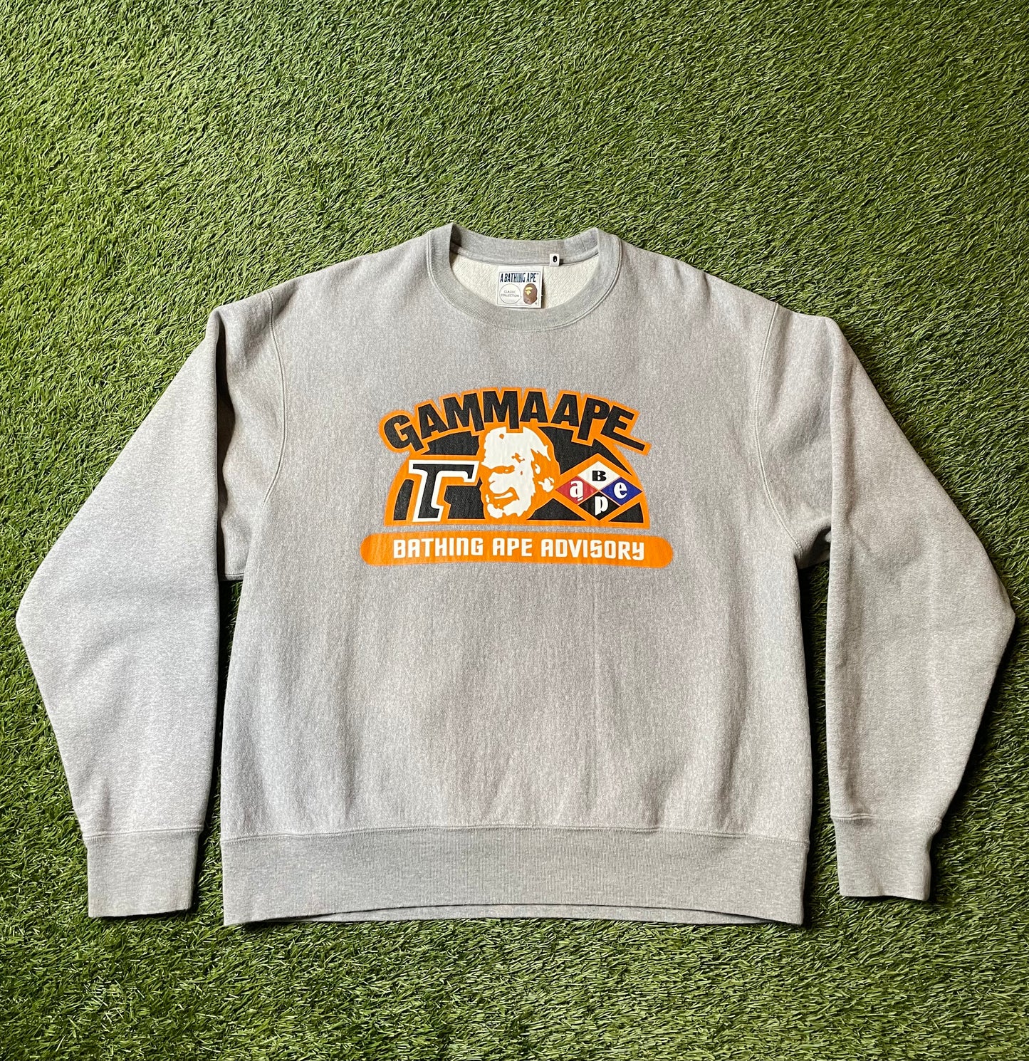 Bape Relaxed Classic Gamma Ape Crewneck