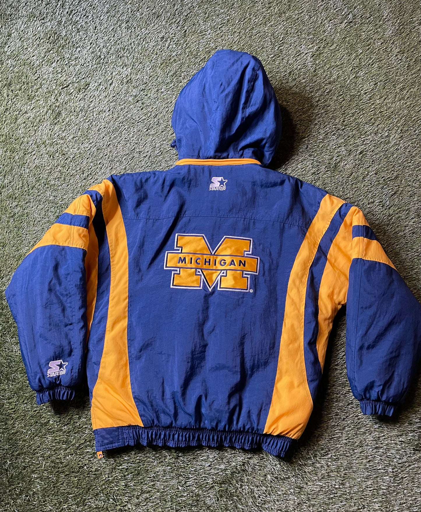 Vintage 90's Starter Michigan Puffer Coat