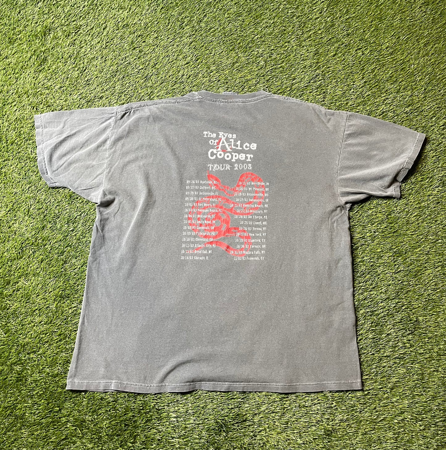 Vintage 2002 Alice Cooper Band T Shirt