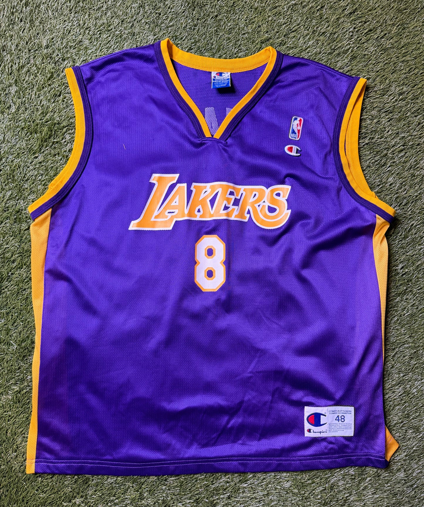 Vintage 90's Kobe Bryant LA Lakers Champion Jersey