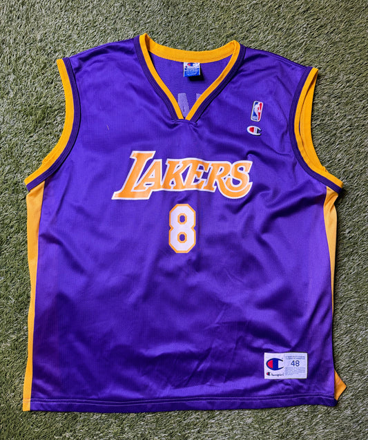 Vintage 90's Kobe Bryant LA Lakers Champion Jersey