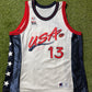 Vintage 90's Shaquille Oneal USA Champion Jersey