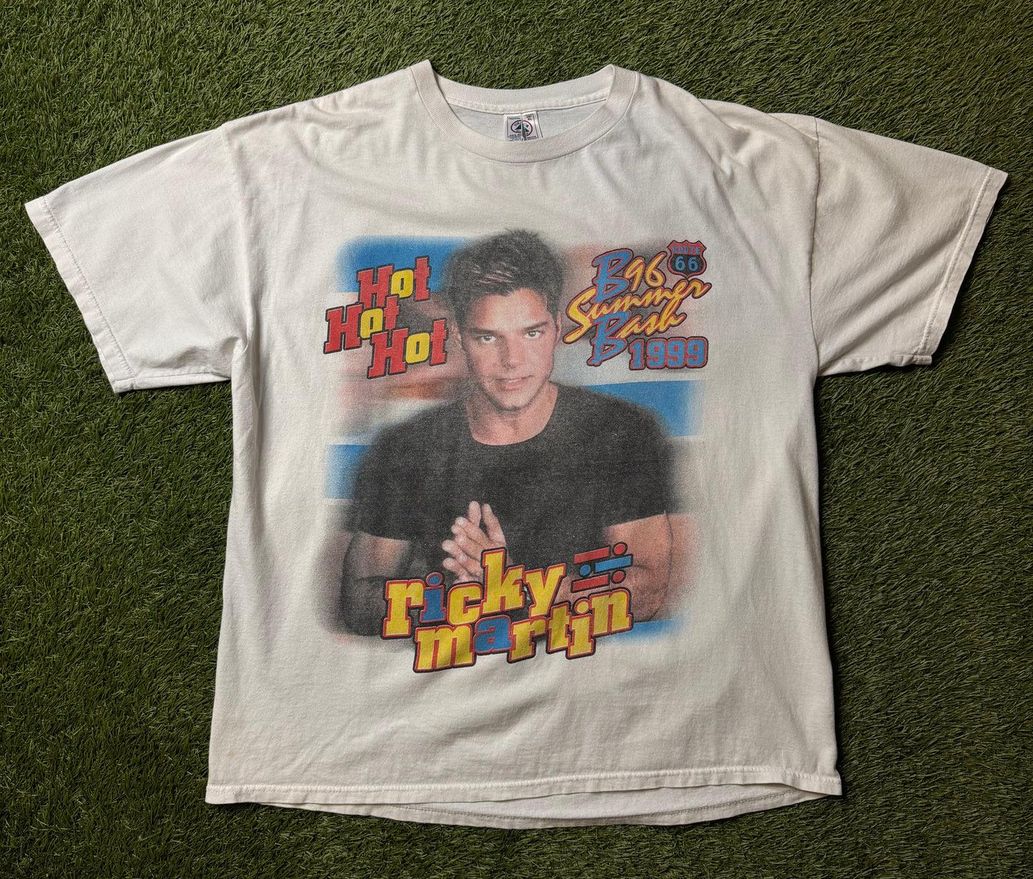 Vintage 1999 Ricky Martin Summer Bash T Shirt