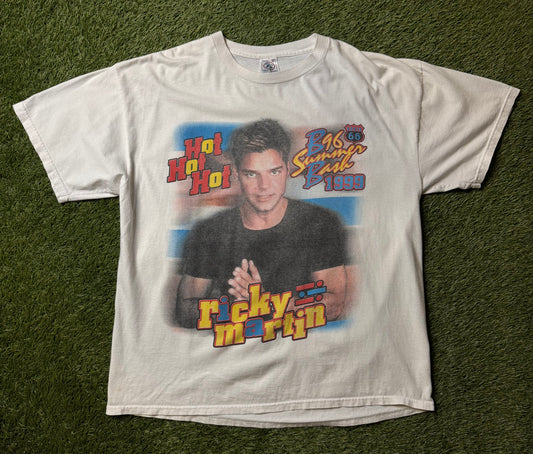 Vintage 1999 Ricky Martin Summer Bash T Shirt