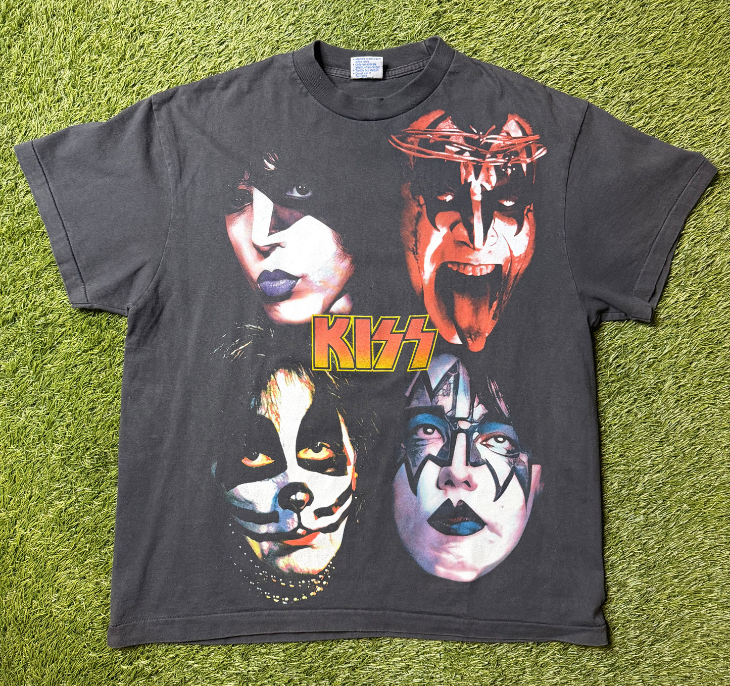 Vintage 90's Kiss AOP Band T Shirt