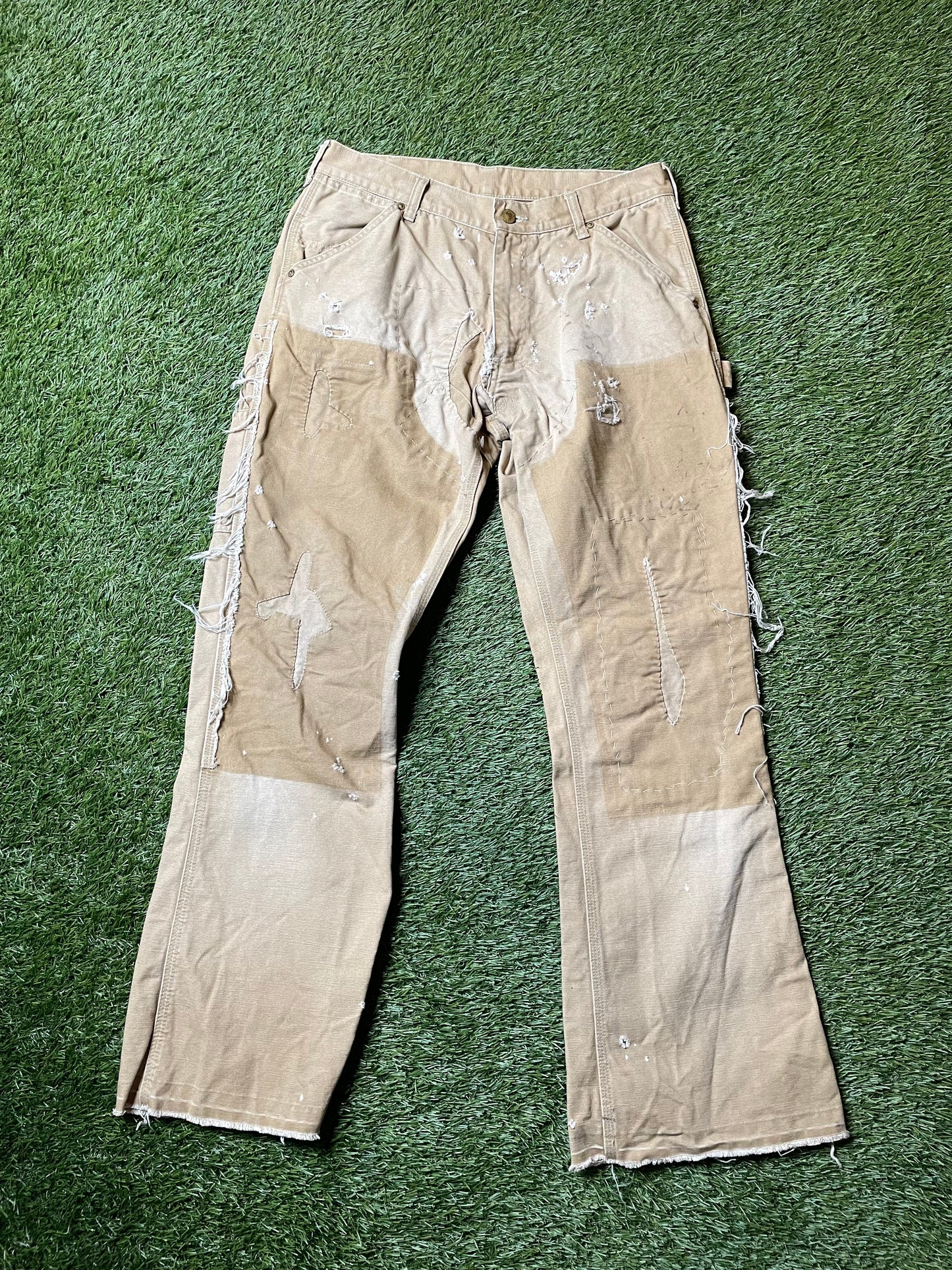 Saint Mxxxxxx Distressed Cotton Trousers