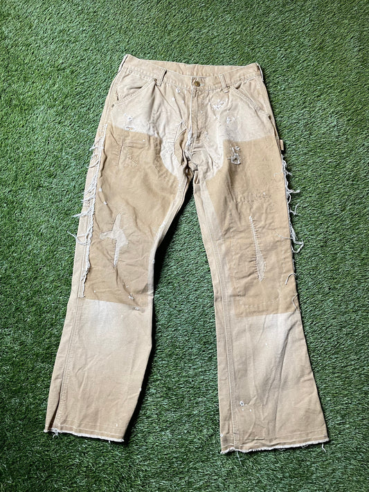 Saint Mxxxxxx Distressed Cotton Trousers