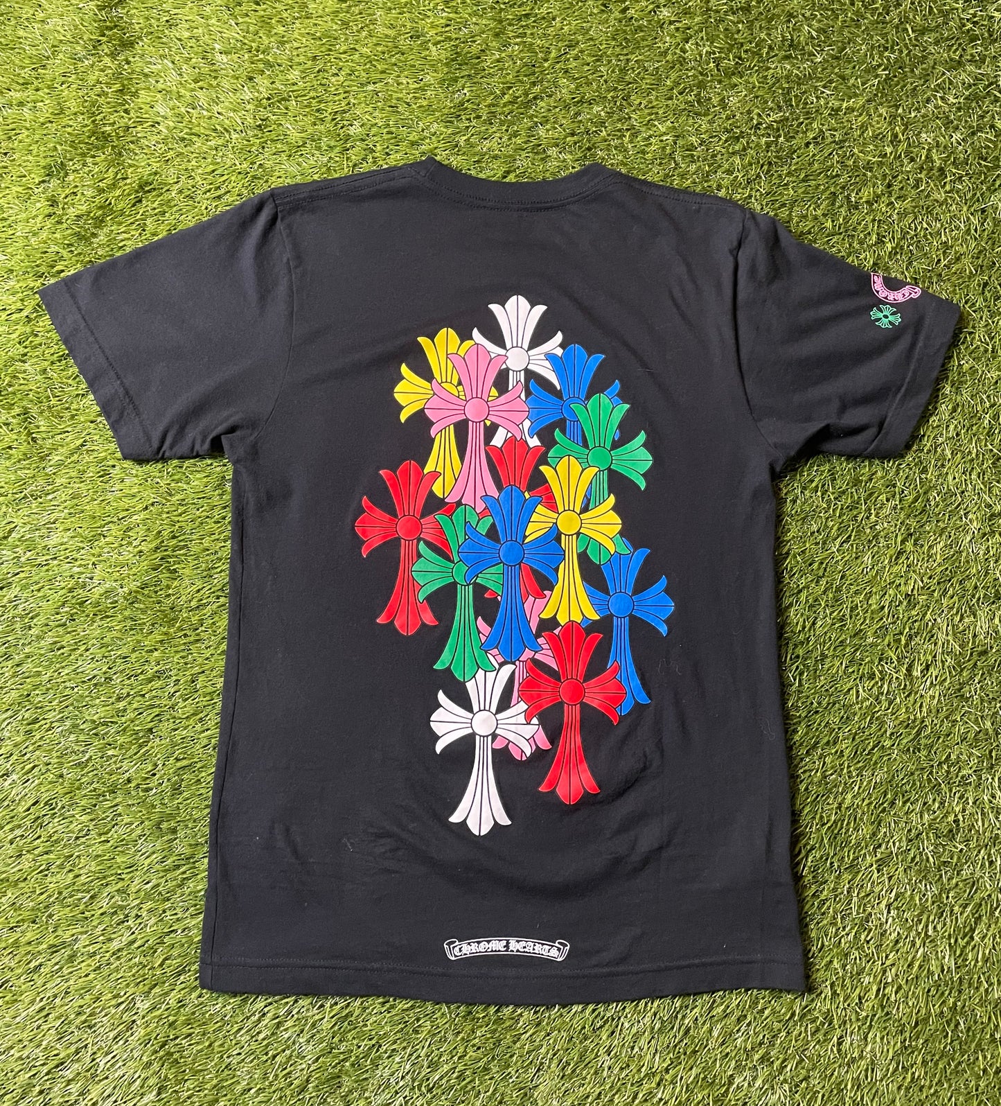 Chrome Hearts Multi Color Cross Cemetery T Shirt