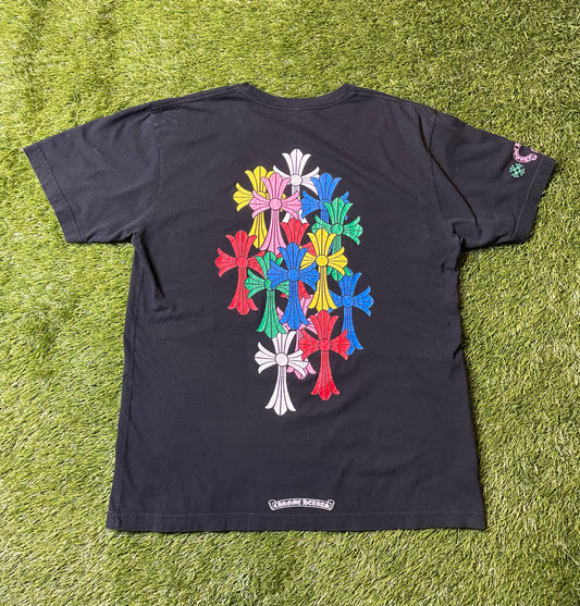 Chrome Hearts Multi Color Cross Cemetery T Shirt
