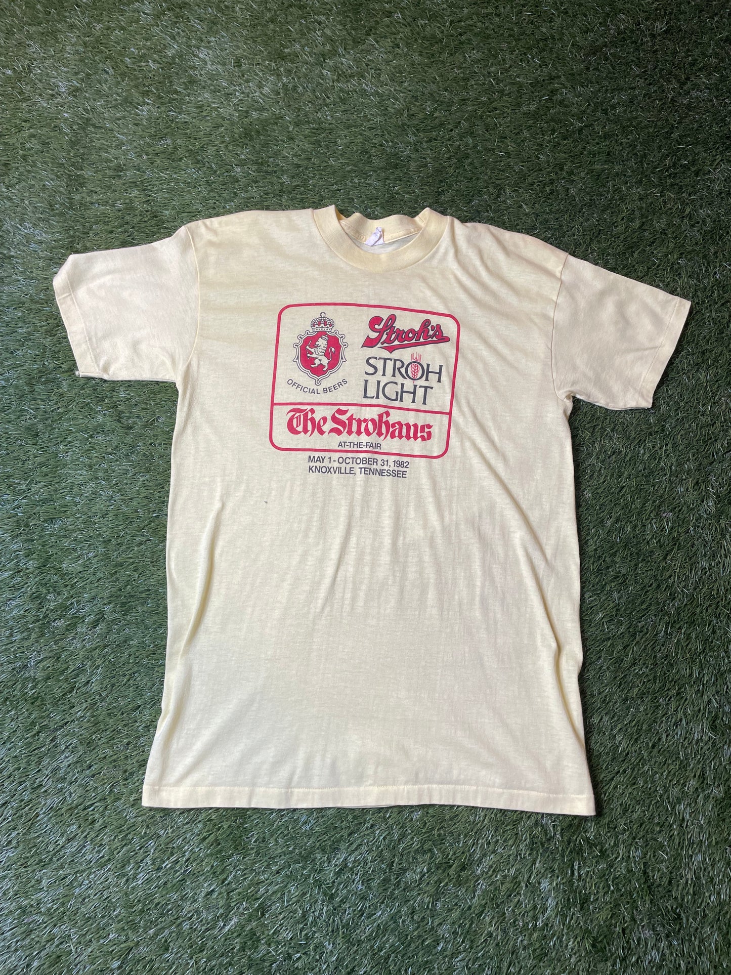 Vintage 80's Strohs Beer T Shirt