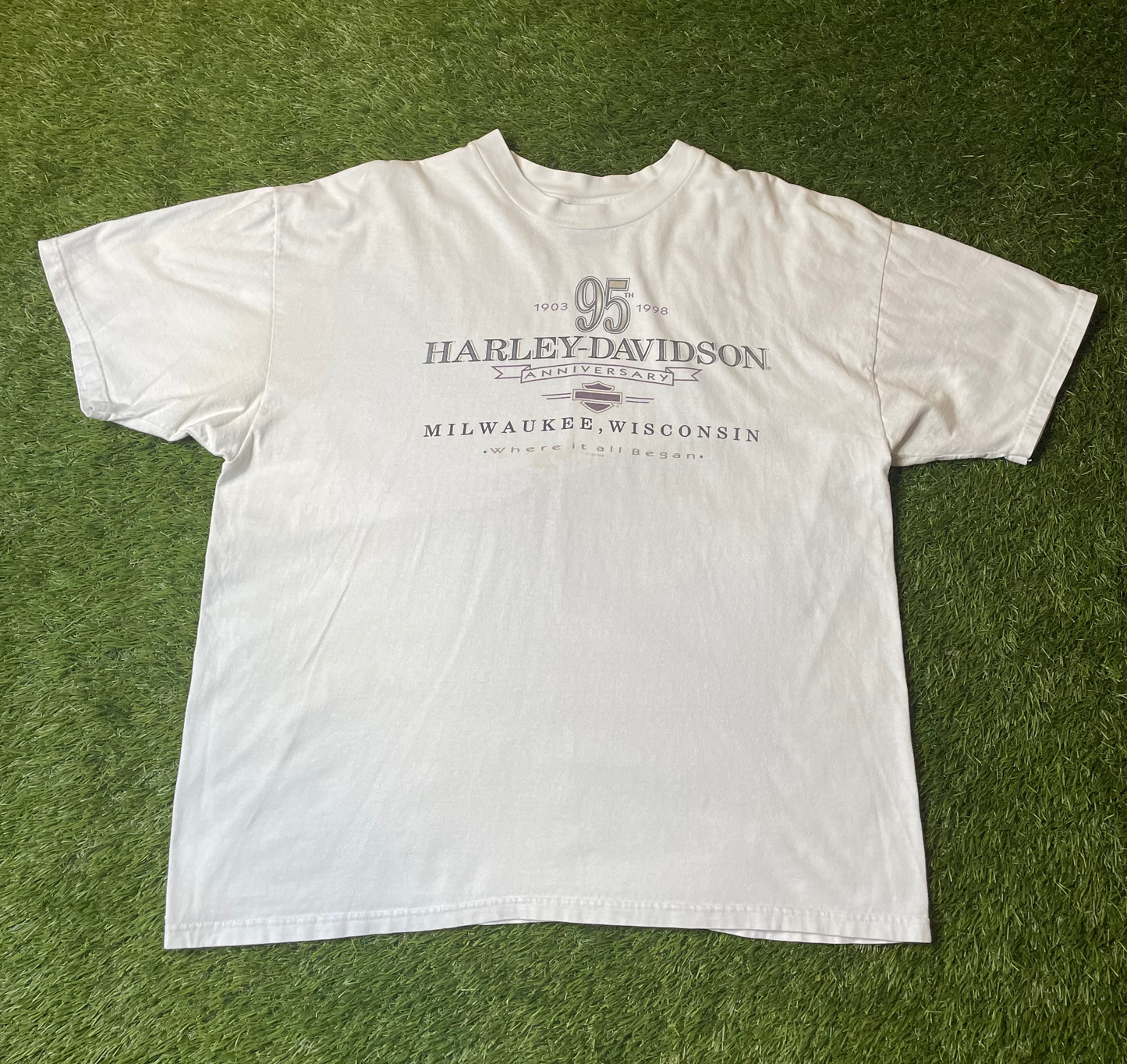 Vintage Harley Davidson Pontiac MI T Shirt