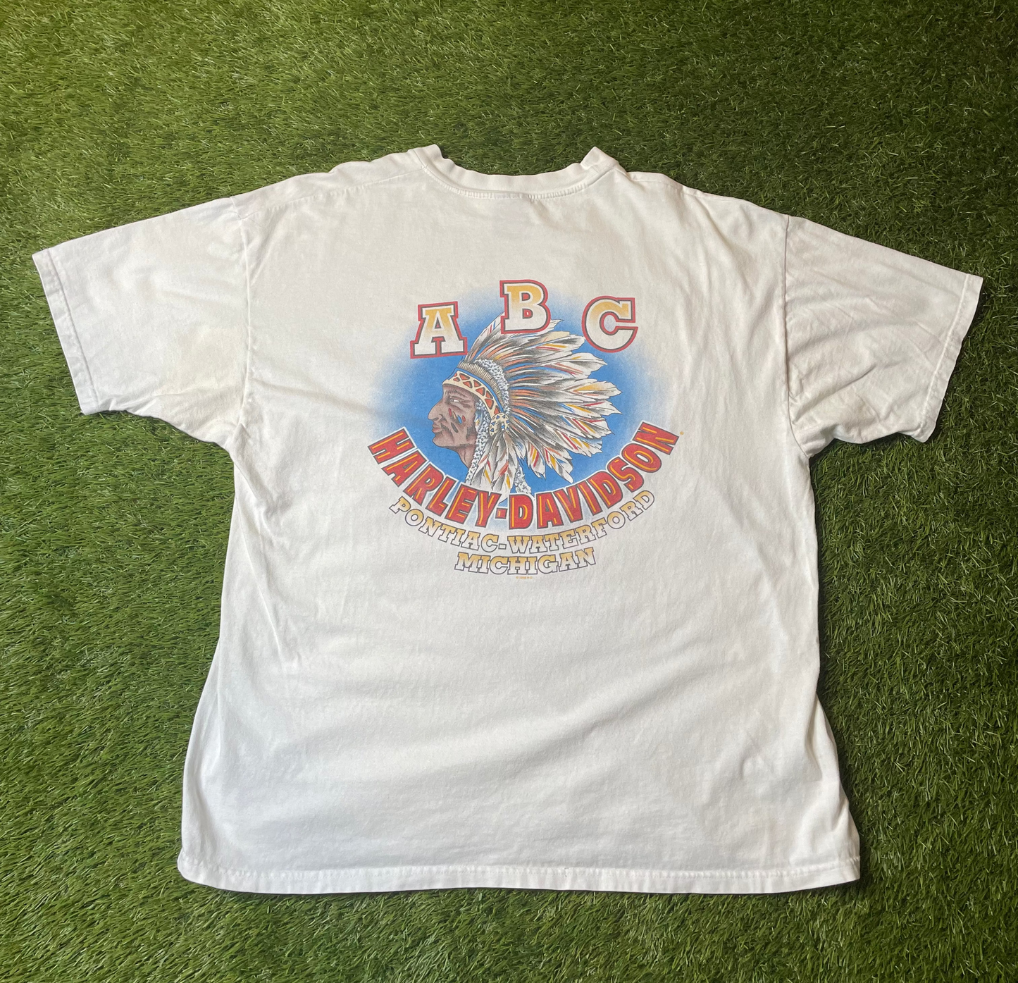 Vintage Harley Davidson Pontiac MI T Shirt