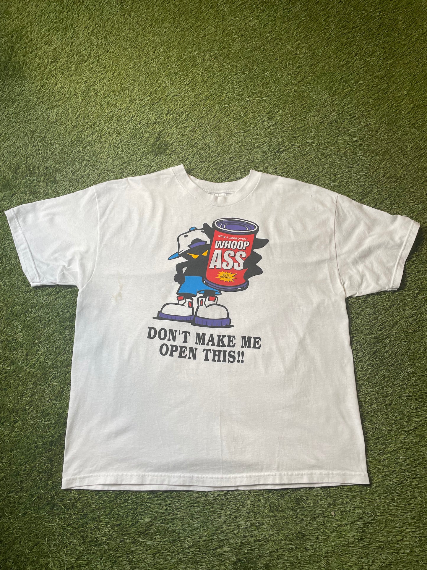 Vintage Open A Can of Whoop A$$ T Shirt