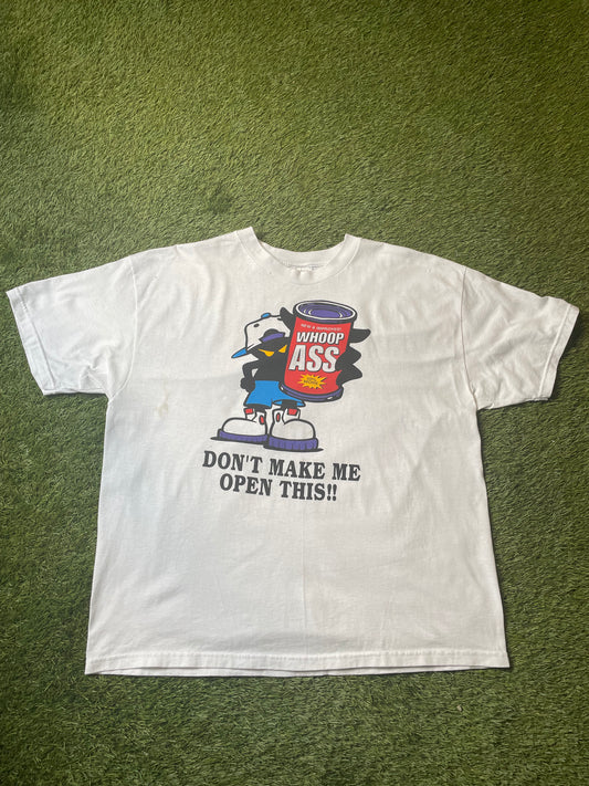 Vintage Open A Can of Whoop A$$ T Shirt