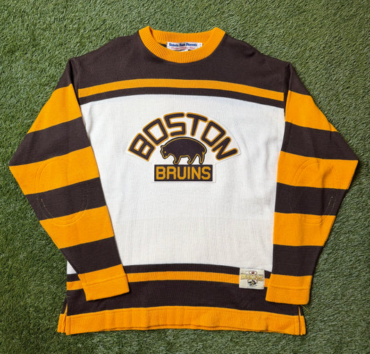 Vintage Boston Bruins #2 Eddie Shore Hockey Sweater