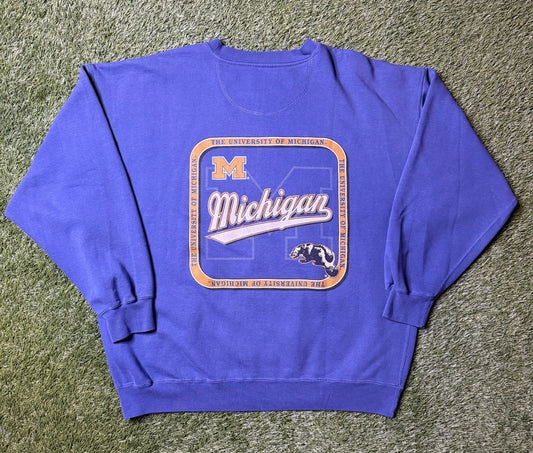 Vintage 90's Michigan Crewneck