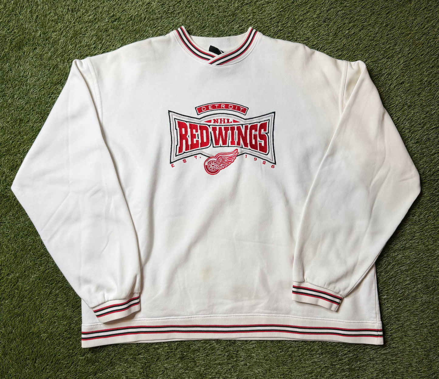 Vintage 90's Detroit Red Wings Pro Player Crewneck