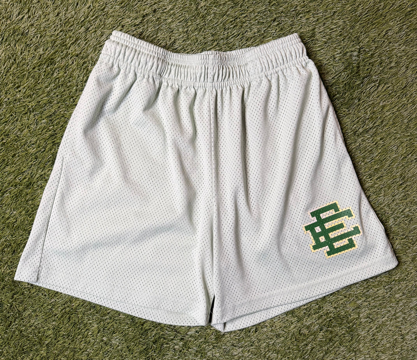 Eric Emanuel Green/Green Mesh Shorts