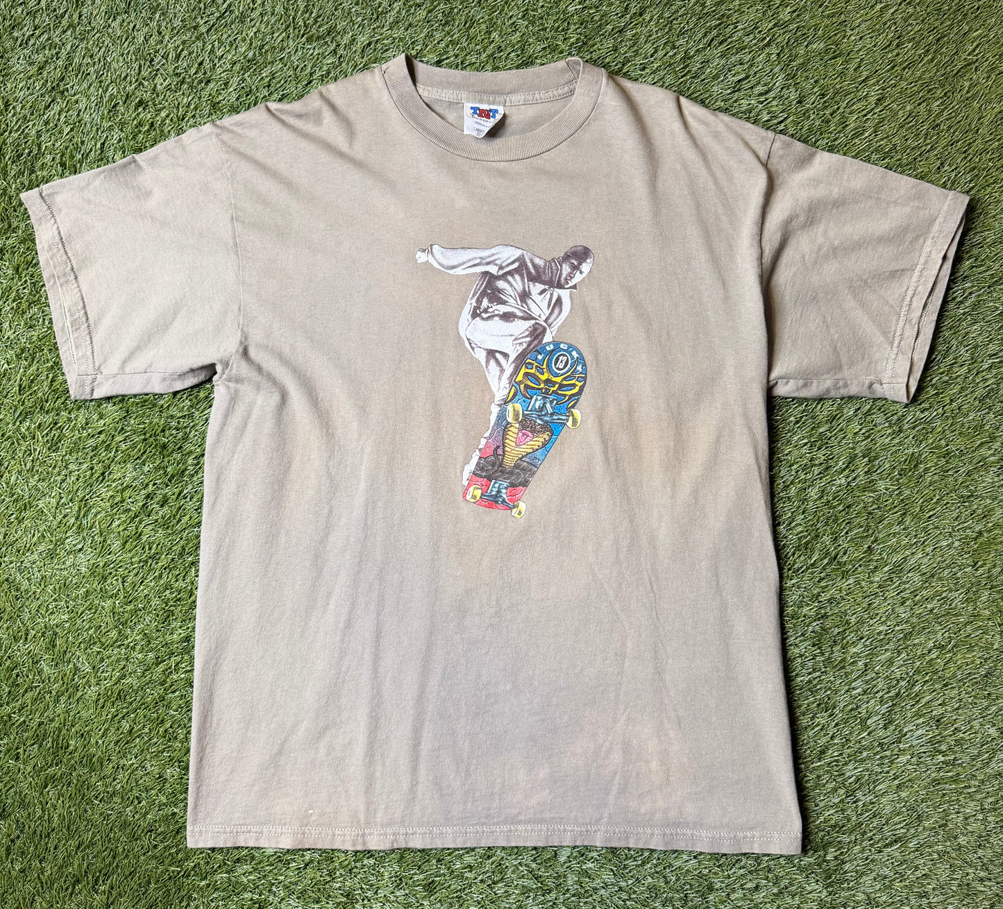 Vintage 90's Lucky 13 Skateboards T Shirt