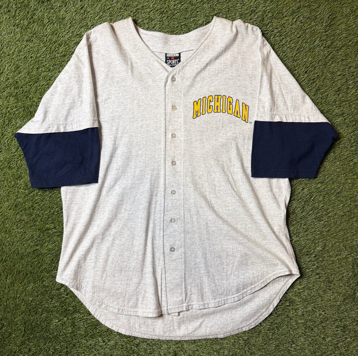 Vintage 90's Michigan Baseball Jersey