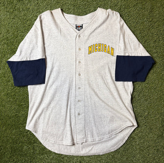 Vintage 90's Michigan Baseball Jersey