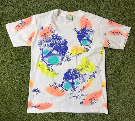 Vintage 90's Surf Gear AOP T Shirt