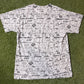 Vintage 90's Gecko Hawaii AOP T Shirt