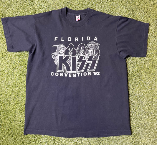 Vintage 1992 Kiss Convention T Shirt