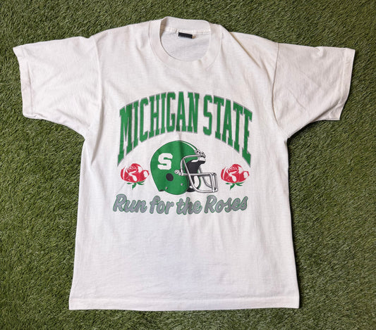 Vintage 90's Michigan State Rose Bowl T Shirt